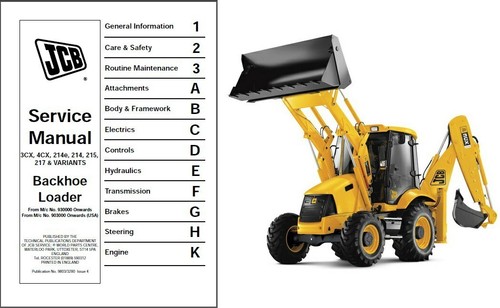Jcb 3cx 4cx 214e 214 - 3cx, 217