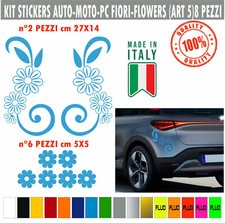 Kit 8 adesivi fiori petali