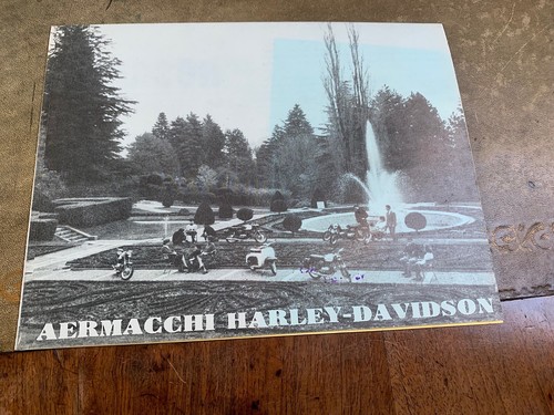 Depliant pubblicitario vintage - depliant,
