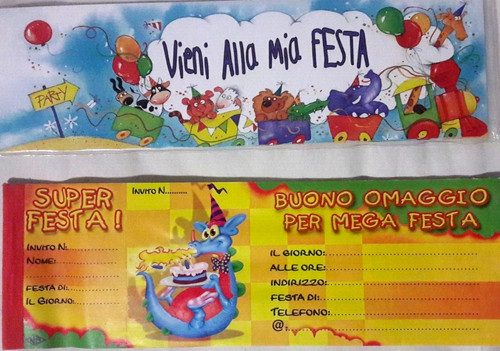 Inviti per festa compleanno - inviti, di
