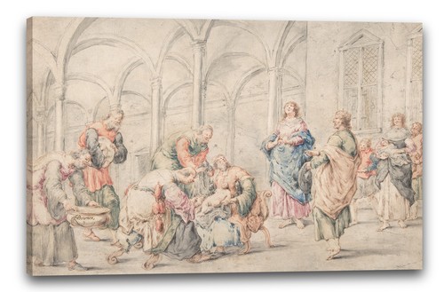Tela cornice leonaert bramer - tela/cornice,