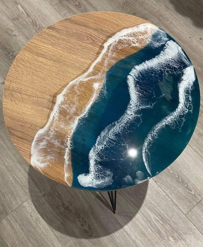 Blue handmade ocean - ocean, waves