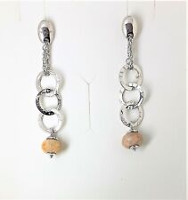 Orecchini pendenti con pietra effetto marmo MAKUTI R6114_A706