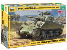 1:35 Zvezda M4 A2 Sherman Kit