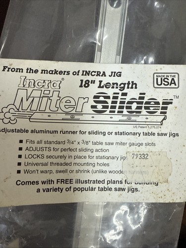 Incra miter slider nuovo - miter,