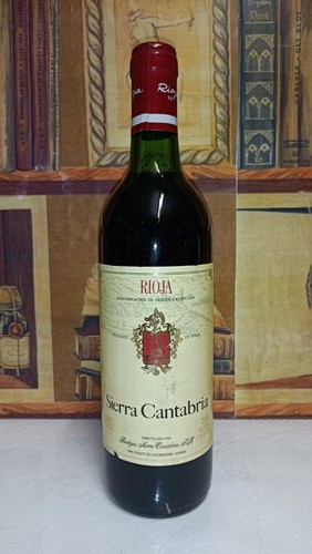 Vino 1995 sierra cantabria - vino,