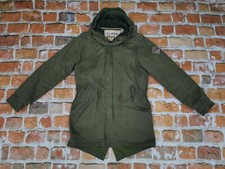* SCOTCH AND SODA VINTAGE SUPER PARKA CAPPOTTO GIACCA*VERDE ESERCITO*CASUAL*TAGLIA S*TIP TOP