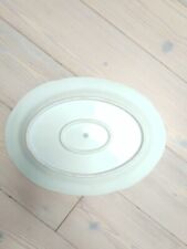 Vassoio ovale Richard Ginori bordo oro 34cm