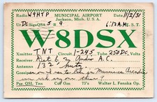 Qsl ham radio w8dsx - qsl,