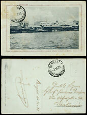 cartolina militare BENGASI pontili militari nel porto