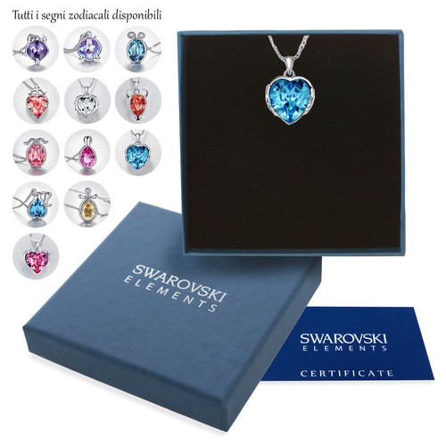 Collana argento swarovski - argento,