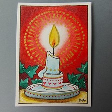 ACEO art card acquerello