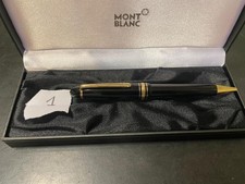 Penna a sfera, ballpoint Montblanc Legrand nero e finiture oro con box