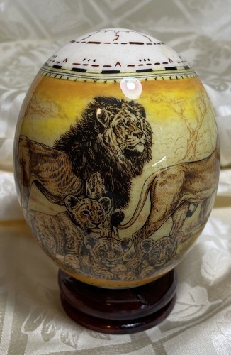 Decoupage uovo struzzo - uovo, di