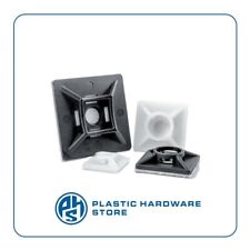 Basette adesive in plastica per fascette | Placche fermacavo - PHS