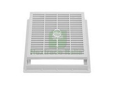 2PZ CHIUSINO GRIGLIATO CON TELAIO PER POZZETTO CM.30X30: