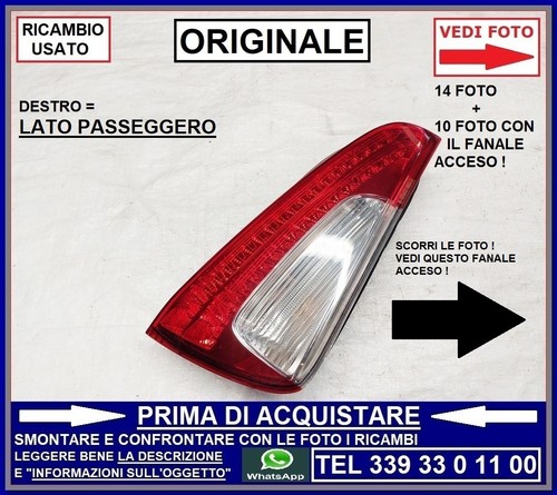 Faro fanale posteriore destro - faro,