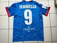 MAGLIA MATCH WORN CATANZARO 2023/24 IEMMELLO VINTAGE INDOSSATA CALCIO