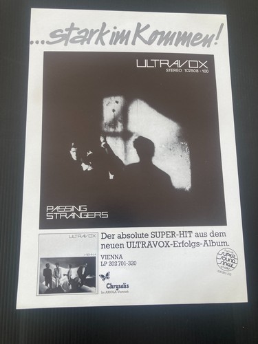 Ultravox massara promotion - massara,