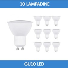 10 LAMPADINE GU10 LED FARETTO