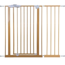 Barriera barriera protezione scale beige per 105-135 cm passaggio altezza 110 cm