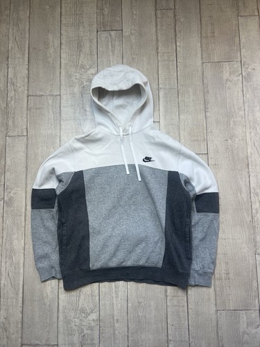 Pull nike blanc gris - pull,