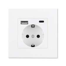 Presa di corrente USB Type-C spina EU pannello USB parete AC 110-250V presa elettrica