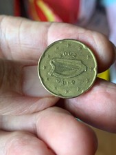 EIRE  -Moneta da 20 centesimi di euro , Arpa Celtica, emissione 2002, circolata