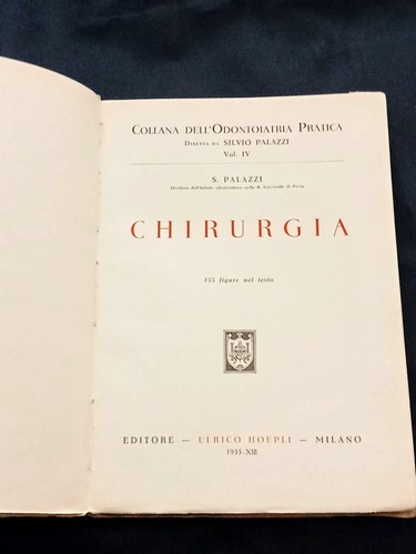 Chirurgia silvio palazzi 1935 - chirurgia,
