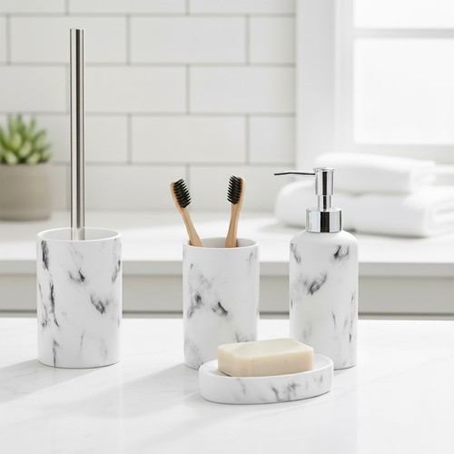 Set bagno marmo accessori - bagno,