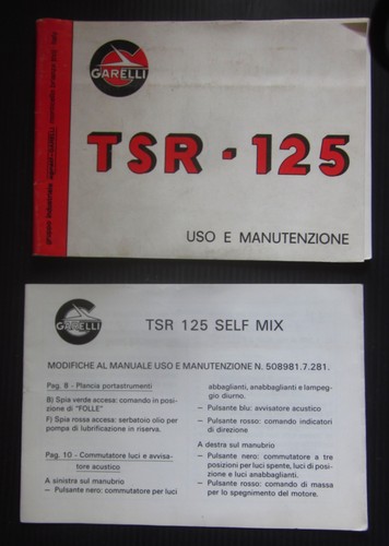 Garelli tsr 125 - garelli, self