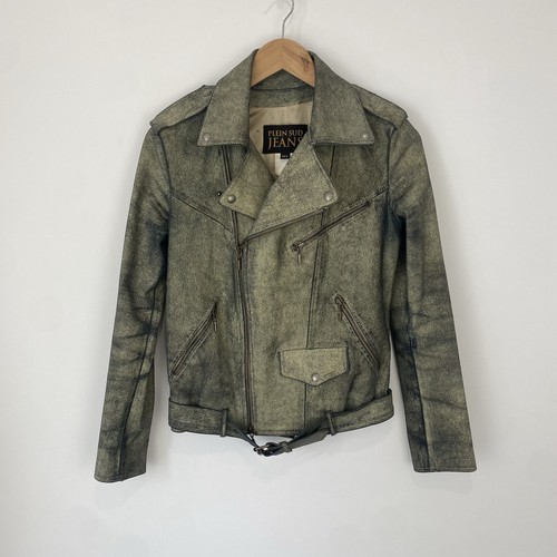 Giacca pelle jeans plein - giacca, di
