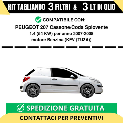Tagliando per peugeot 207 - tagliando,
