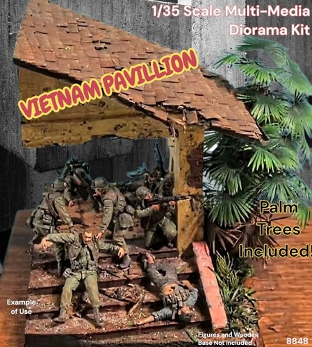 Diorama struttura padiglione
