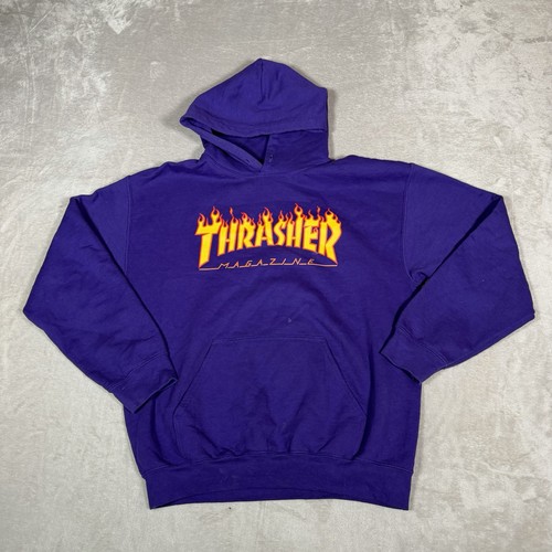 Felpa con cappuccio thrasher - felpa,