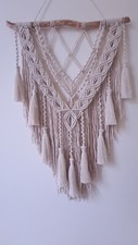Macrame wall hanging boho art