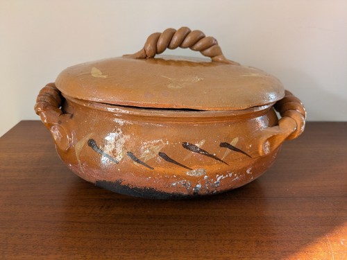 Pentola coccio vintage - coccio,