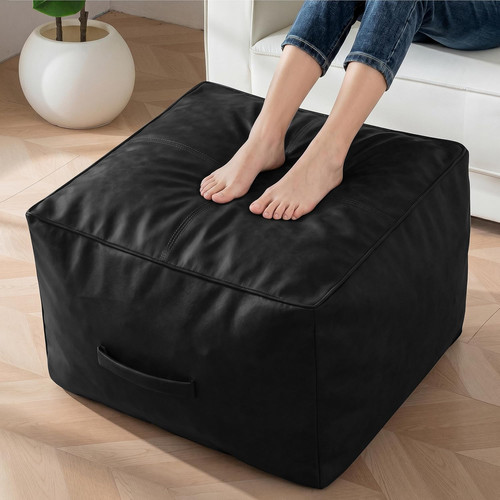 Pouf quadrato - , nero