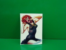 Adesivo pin up vespa lambretta
