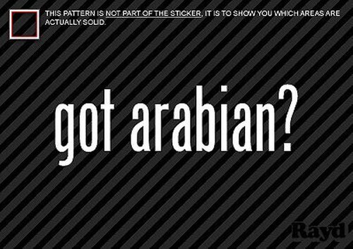 Got arabo adesivo - got,