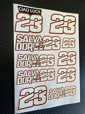 Luca Salvadori 23 moto adesivo