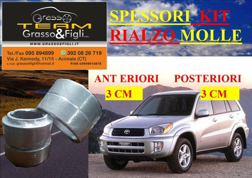 Spessori molle rialzo toyota - spessori,