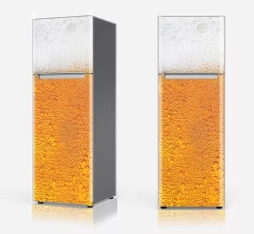 Coprifrigo autoadesivo birra - autoadesivo,