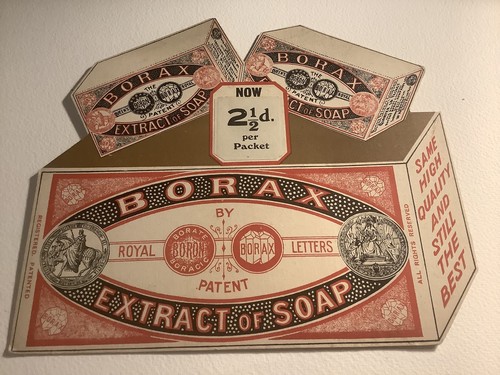 Vintage borax soap - vintage, stand