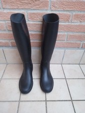 Stivali equitazione bambino bambina Fouganza neri taglia 36  in gomma