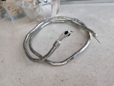 Collana Rigida, Color Argento, Artigianale 