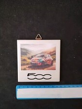 Fiat 500 Logo Color Print on