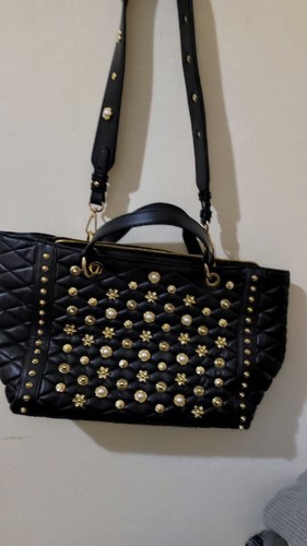 Borsa nera trapuntata sodini - borsa,