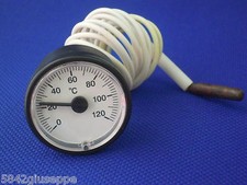 TERMOMETRO CALDAIA 0°C + 120°C SONDA 1,5mt diam.37mm DA INCASSO