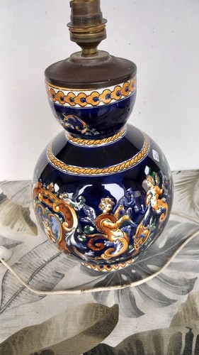 Grand vase faience gien - faience,